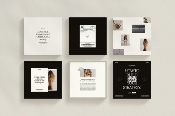 Social Media Kit – Instagram Posts & Stories – Modern Canva Template - Image 5